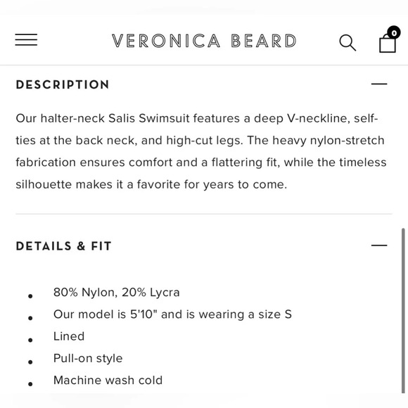 NWT Veronica Beard Salis One Piece Swimsuit in Nottingham Blue Multi Size XS - Picture 9 of 9